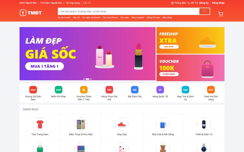 Mẫu Sàn TMĐT